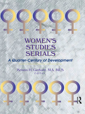 cover image of Women's Studies Serials